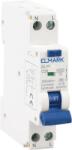 ELMARK 40500A Áram-védőkapcsoló 2 pólusú JEL9A 6kA 2P 6A/30mA RCBOJEL9A (40500A)