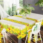  Nyomtatott asztalterítő Sárga tulipánok téglalap alakú 110 x 150 [cm]