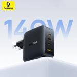 Baseus Incarcator de retea EnerFill FH11, Quick Charge 140W, 3 x USB Type-C, 1 x USB Negru (E0121J00) - pcone