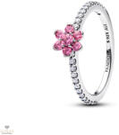 Pandora Csillogó rózsaszín virágos gyűrű 54-es méret - 194499C02-54