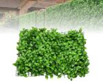  Panou Artificial din Plastic, 40x60 cm, Usor de Montat, Ideal pentru Perete, Balcon, Terasa, Rezistent la UV, Verde (19079-81)