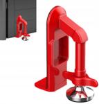  Self-defense Ajtózár - Utazó, Szállodába És Lakásba, Piros (250328GW01-1)