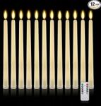  12 db lángmentes kúpgyertya távirányítóval, elemmel működik (5904133232015 )