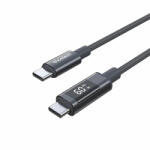 Choetech USB-C - USB-C Kábel - 1.2m PD 60W + Kijelző - Fekete (XCC-1068)