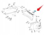 Mercedes-Benz OE Zárósapka Csomagtér Fedél Zsanér Csomagtér Fedél Mercedes Cla A1176940000