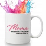 Style Couture Fehér Bögre Ajándék Anyának Anyák Napjára Cuki Szuperhős Jelmezben