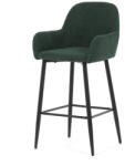  Bárszék zöld szövet AUB-V4009 GRN6 (artAUB-V4009-GRN6)