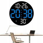  LED-es falióra nappaliba nagy számok többfunkciós hőmérséklet ébresztőóra (jenikimsj)