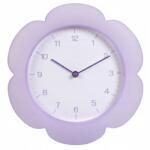 SEGNALE Falióra Lila Virágos 23 CM konyhába nappaliba Dekoratív (HZ1993520 -purple)