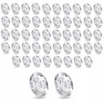 MIXFORM Rivoli Akril strasszok, Ovális, Fazettázott, Átlátszó, 18x13x5mm, 50db (13WB32598)