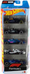 Mattel Hot Wheels: set de 5 mașinuțe Formula 1, scara 1/64 - Mattel (JLN11)