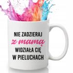 Style Couture Fehér Bögre Aranyos Ajándék Anyának Anyák Napjára, Névnapra Ne ugrálj