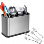  Evőeszköztartó, Konyhai Szárító, Tároló, Szervező, Fekete (250422LY07)