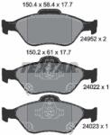 TEXTAR Fékbetét készlet TEXTAR 2495201 for TOYOTA (2495201)