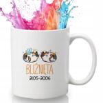 Style Couture Fehér Bögre Ajándék Macskaimádóknak Zodiákusok Ikrek