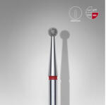  Staleks csiszolófej gyémánt - piros gömb - 2, 5mm