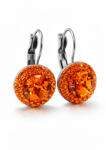 APHRODITÉ kapcsos fülbevaló -12 mm (tangerine narancs) (2026032407)