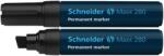 Schneider Permanent marker SCHNEIDER Maxx 280, varf tesit 4+12mm - negru (S-128001) - officeclass