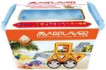 MAGPLAYER Joc de constructie magnetic Magplayer, 64 piese pentru modele 2D si 3D (MPT-64)