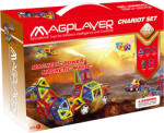 MAGPLAYER Joc de constructie magnetic MAGPLAYER cu 40 piese colorate (MPB-40)