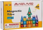 MAGPLAYER Set de constructie magnetic 3D pentru copii, 50 piese MAGPLAYER (MPL3-50)