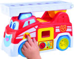 Little Learner Masinuta de pompieri cu lumini si sunete Vroom Vroom, 12 luni+ (4289T)