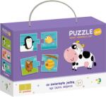 dodo Puzzle duo educativ cu hrana animalelor, 12 asocieri, 2 piese, 3+ (DO300118) Puzzle