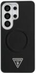 GUESS Carcasa Guess Embossed Ring Triangle Logo cu MagSafe compatibila cu Samsung Galaxy S26 Ultra, Negru (3666339613877)