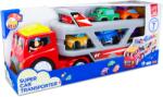 Little Learner Jucarie interactiva camion transport auto cu lumini si 6 masinute (4453T)