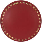 Clayre & Eef Buton mobilier ceramica rosie aurie 4x3 cm (65062X)