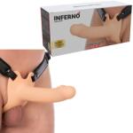  Реалистичен страпон, силиконов пенис, 16см. - Inferno Strap-on (D-245550)