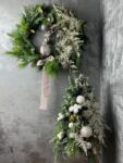 ImodFlowers Set Coronita si Brad White Christmas