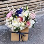 ImodFlowers Cutie cu orhidee alba