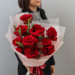ImodFlowers Buchet Elegant cu Trandafiri Roșii Premium