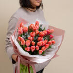 ImodFlowers Buchet 35 lalele portocalii
