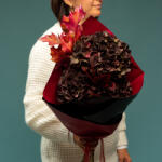 ImodFlowers Buchet cu Hortensie Bordeaux