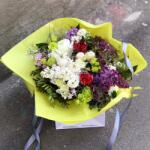 ImodFlowers Buchet cu liliac alb
