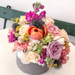 ImodFlowers Cutie cu Eustoma Roz