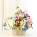 ImodFlowers Cutie cu flori de Cymbidium verde