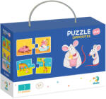 dodo Puzzle educativ Duo cu notiuni opuse pentru copii 3+ - 12 seturi (DO300151) Puzzle