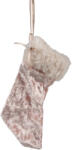 Clayre & Eef Ciorap Craciun textil 6x1x14 cm (65368X)