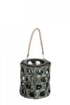 Bizzotto Felinar lemn verde Esagono 18x20 cm (0140792X)