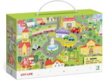 dodo Puzzle educativ Orasul cu 80 piese din carton rezistent, 5+ (DO300135) Puzzle