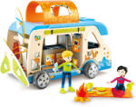 Hape Set de joaca din lemn Rulota cu figurine si accesorii Hape 23 piese (E3407A) Figurina