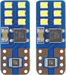 AMiO Bec LED T10 Canbus W5W 12-24V 2W, alb 5600K, 12 SMD, set 2 buc (AM01638)
