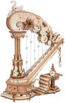 Rokr Puzzle 3D Mecanic, cutiuta muzicala, Harpa magica, 350 piese (AMK71)
