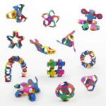 Clixo Joc magnetic de construit Clixo Tiny & Mighty, 9 piese flexibile (CL-MITY-TB-1)