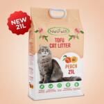 Naturalis Tofu Cat Litter 21l Peach - 100% натурална котешка тоалетна с праскова
