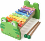 Topbright Xilofon din lemn pentru copii Broscuta vesela, 8 note colorate (7136) Instrument muzical de jucarie