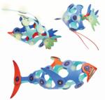 Clixo Joc magnetic de construit Clixo Animalute marine, 24 piese flexibile (CL-DSEA-BR-1)